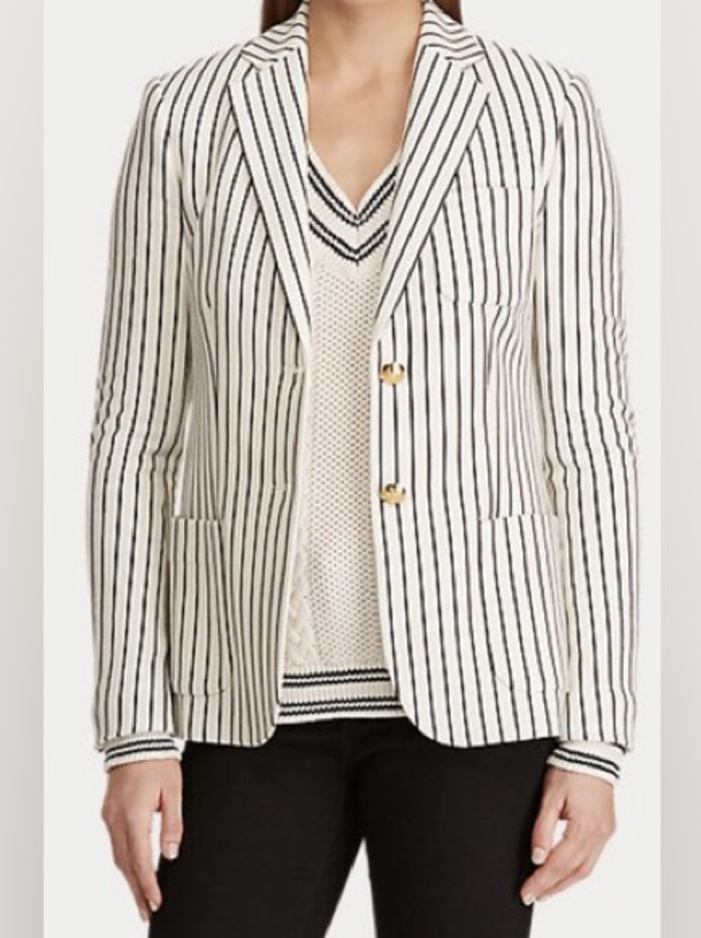Lauren Ralph Lauren Pinstripe Blazer